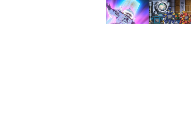 デスハート団によるプログレス襲撃から３日たった満月の夜。海賊たちのアジトではメガテンペスト発動のための儀式が執り行なわれていた。キラーシャークの求めに応じ、彼に力を与える水のゴッドロット。キラーシャークの体を包み込んだゴッドロットの力は３つの光の束となり、海へと解き放たれた。力を使い果たし、その場に崩れるキラーシャーク。儀式は失敗か？と思われたその時、三体の巨大な水竜が出現した。翌朝、見回りのため港町トワイライトを訪れているはずのビバップから定時連絡が無いことに不安を感じたデリシャスホッグとバニキスは、ジップスカイダーでトワイライトへ向かった。そこで彼らが目にしたものは？？